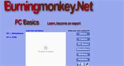 Desktop Screenshot of computerbasic.burningmonkey.net