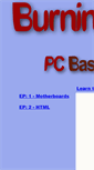 Mobile Screenshot of computerbasic.burningmonkey.net